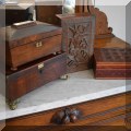 D12. Carved jewelry boxes. 